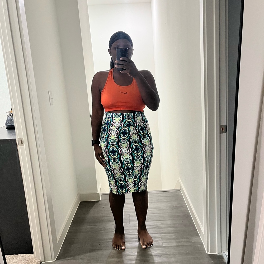 Patterned Women's Skirt